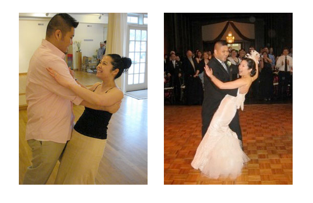 Wedding Dance Couple Before and After